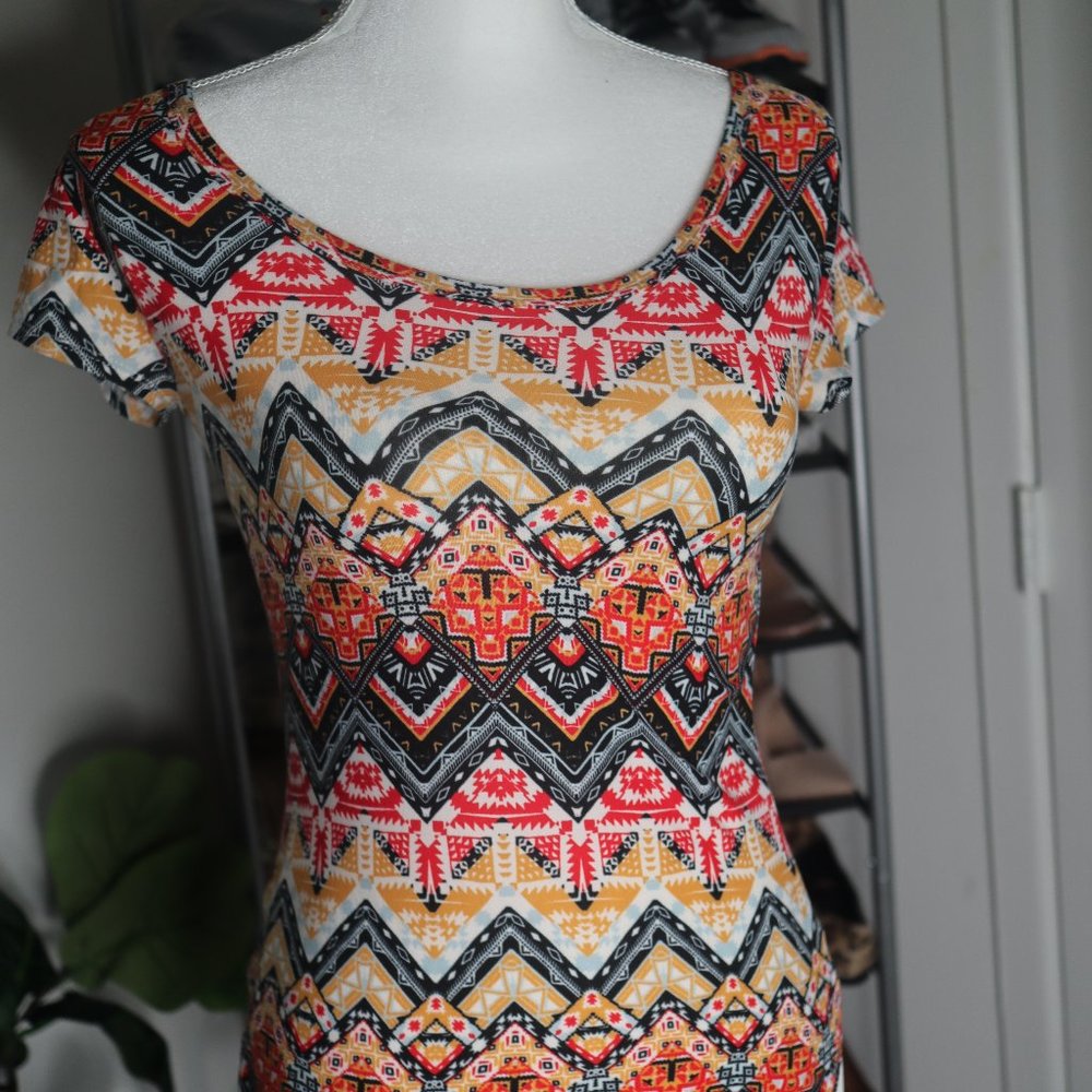 Aztec Print Shirt
